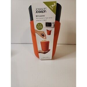 Joseph Joseph M-Cuisine Single-Serve Popcorn Maker set of 2, Size Approx. 30 g
